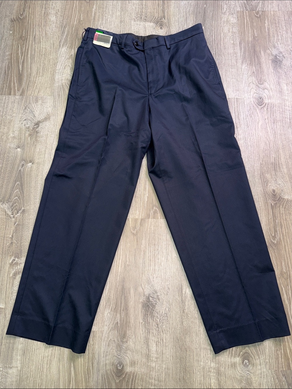 Roundtree & Yorke Navy Men’s Dress Pants - Straight Leg 36x30